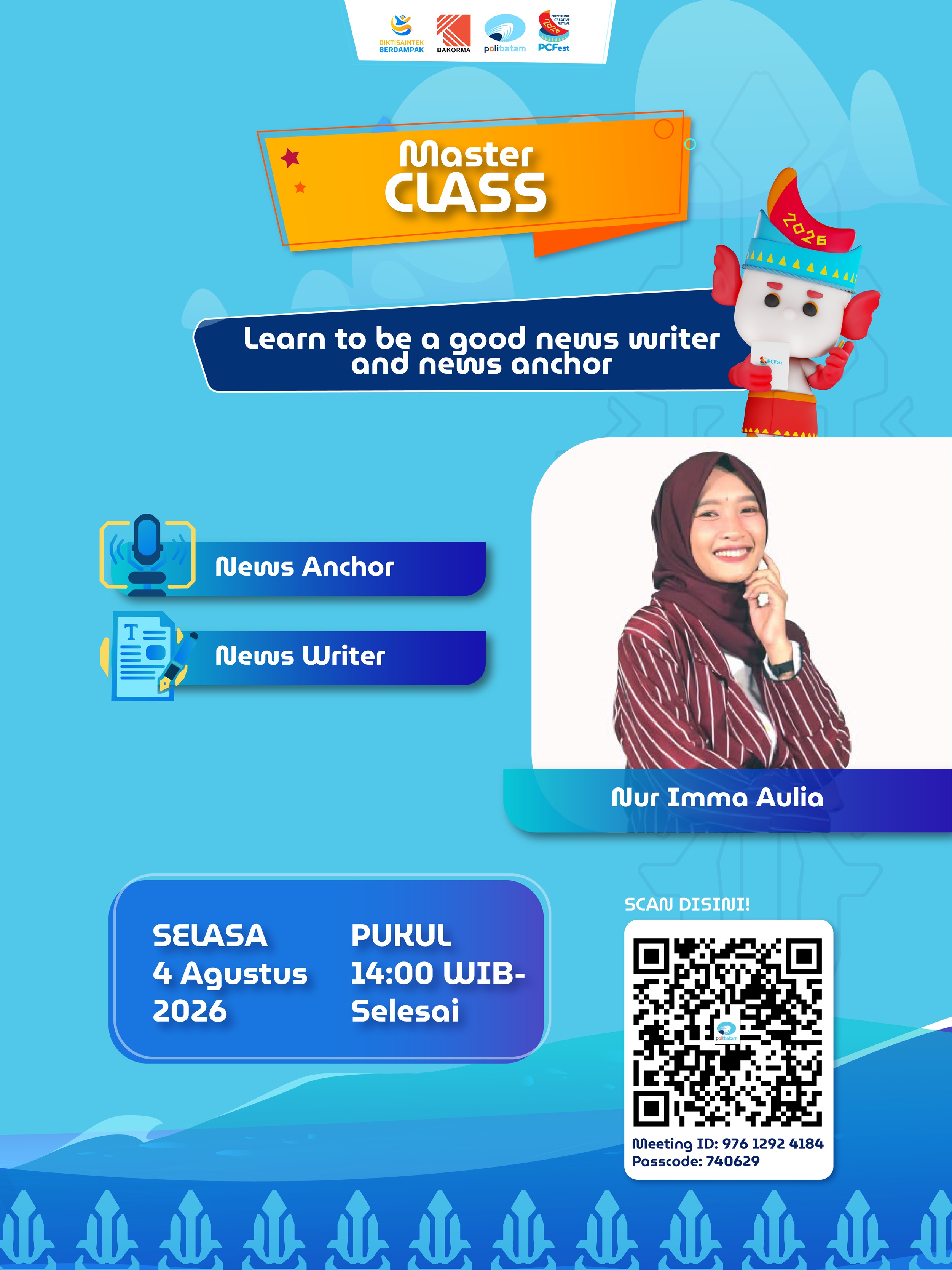 Master Class - Learn to be a Good News Writer and News Anchor